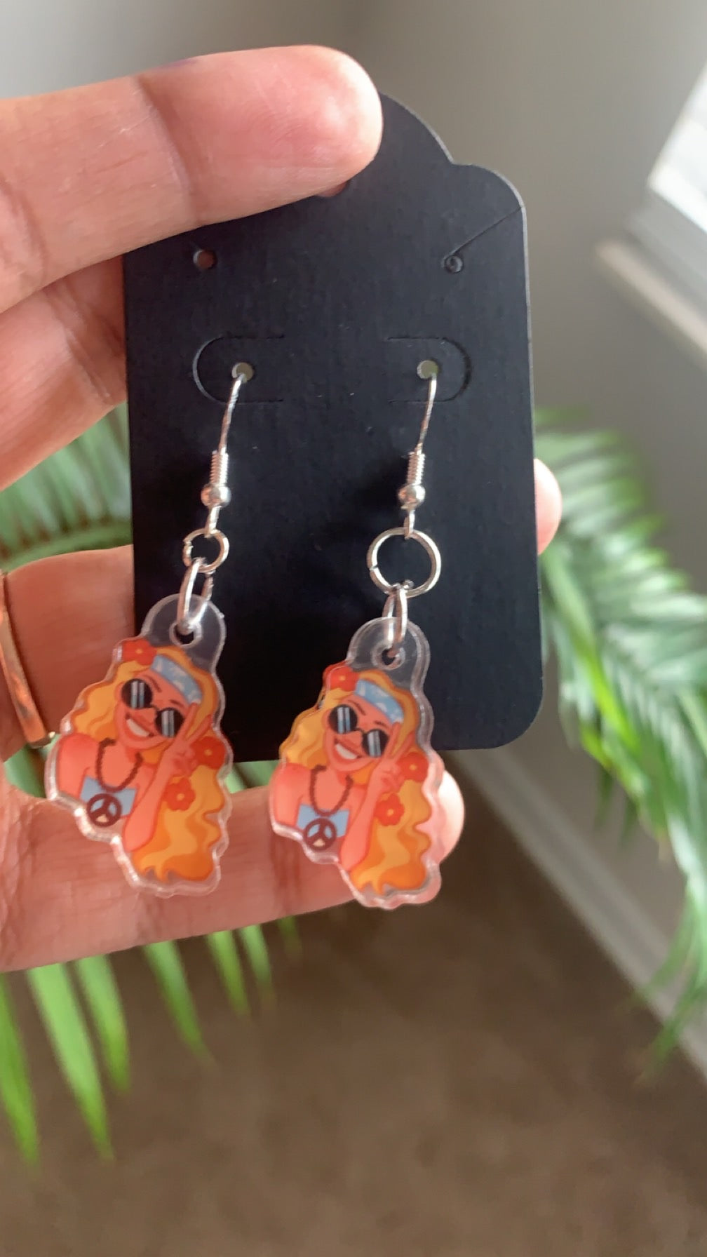 HippieGyal Acrylic Charms Earrings