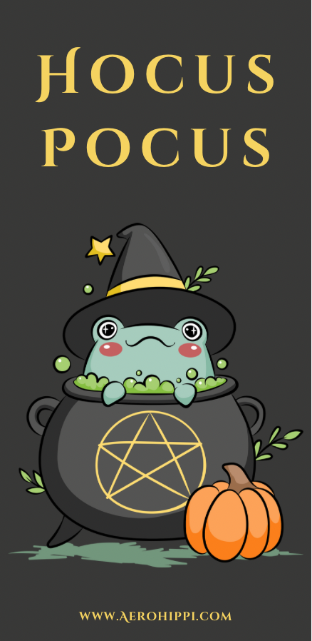 Hocus Pocus Frog sticker