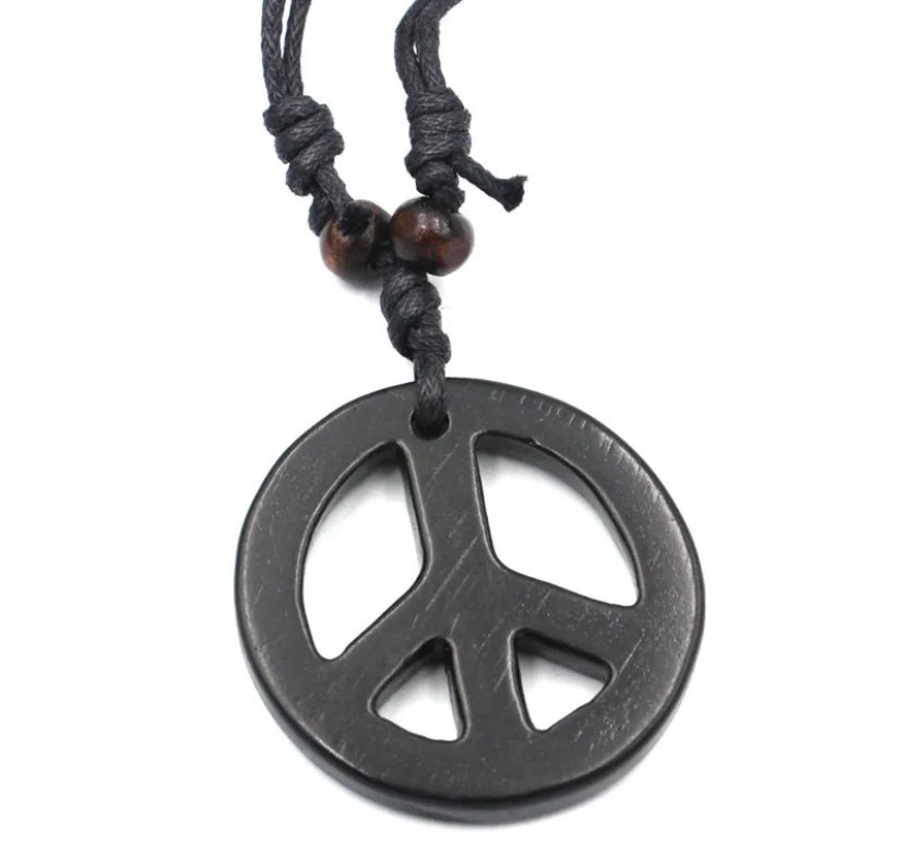 Retro Adjustable Peace ☮️ Necklace