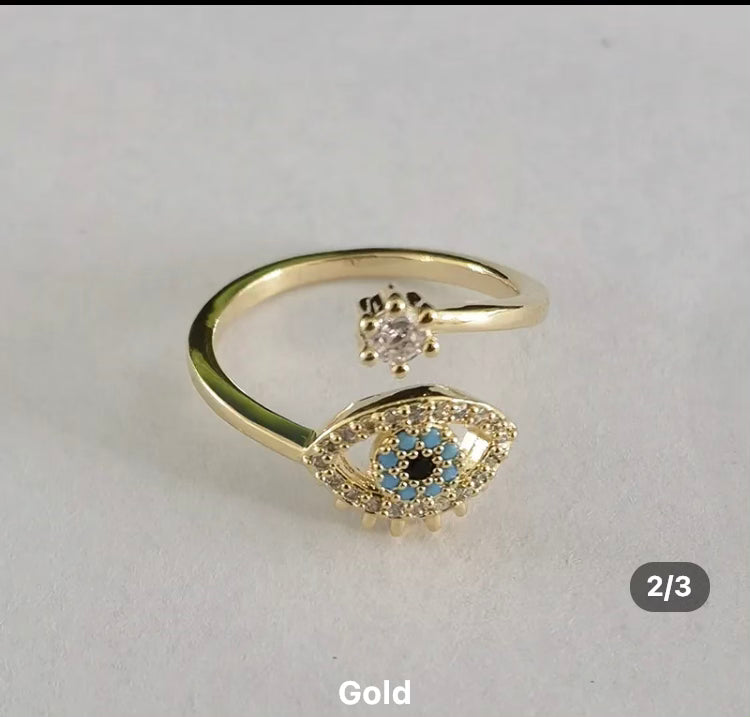 18k Plated Evil Eye 🧿 Ring 💍