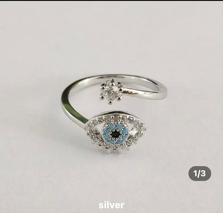 18k Plated Evil Eye 🧿 Ring 💍